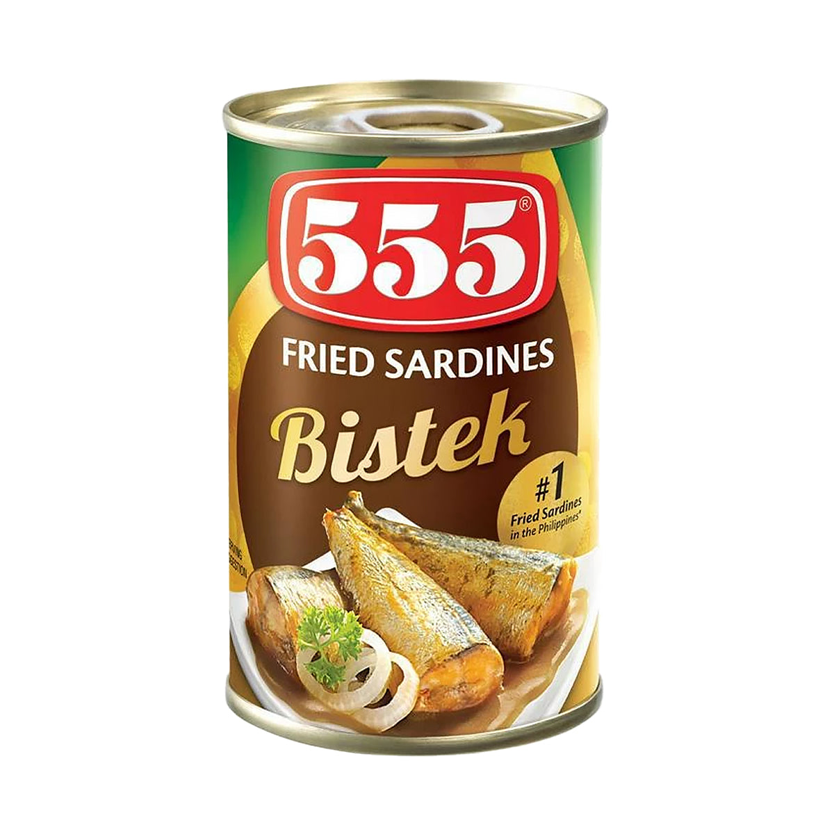 555 Fried Sardines Bistek 155g