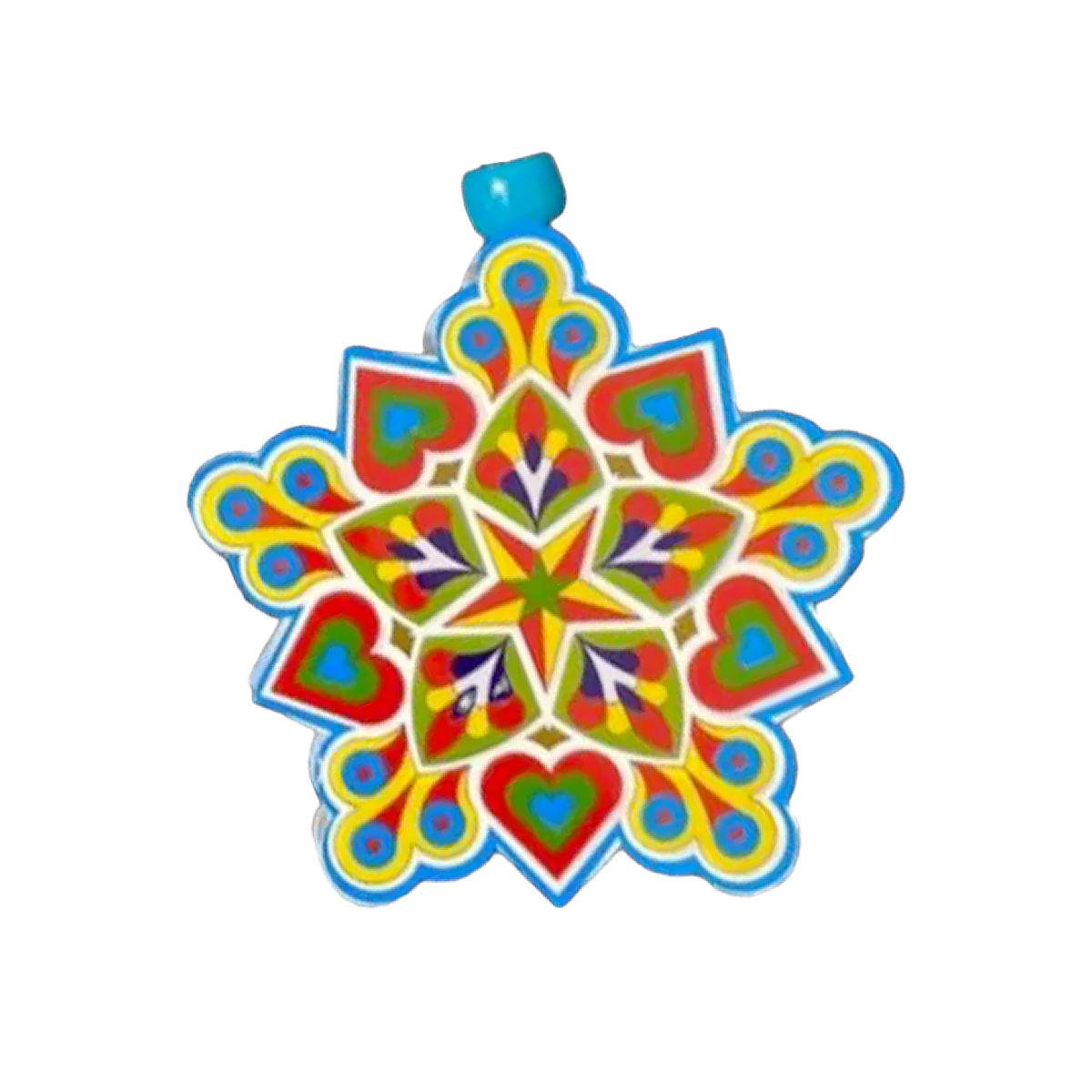 Mini Christmas Parol - Car Charm