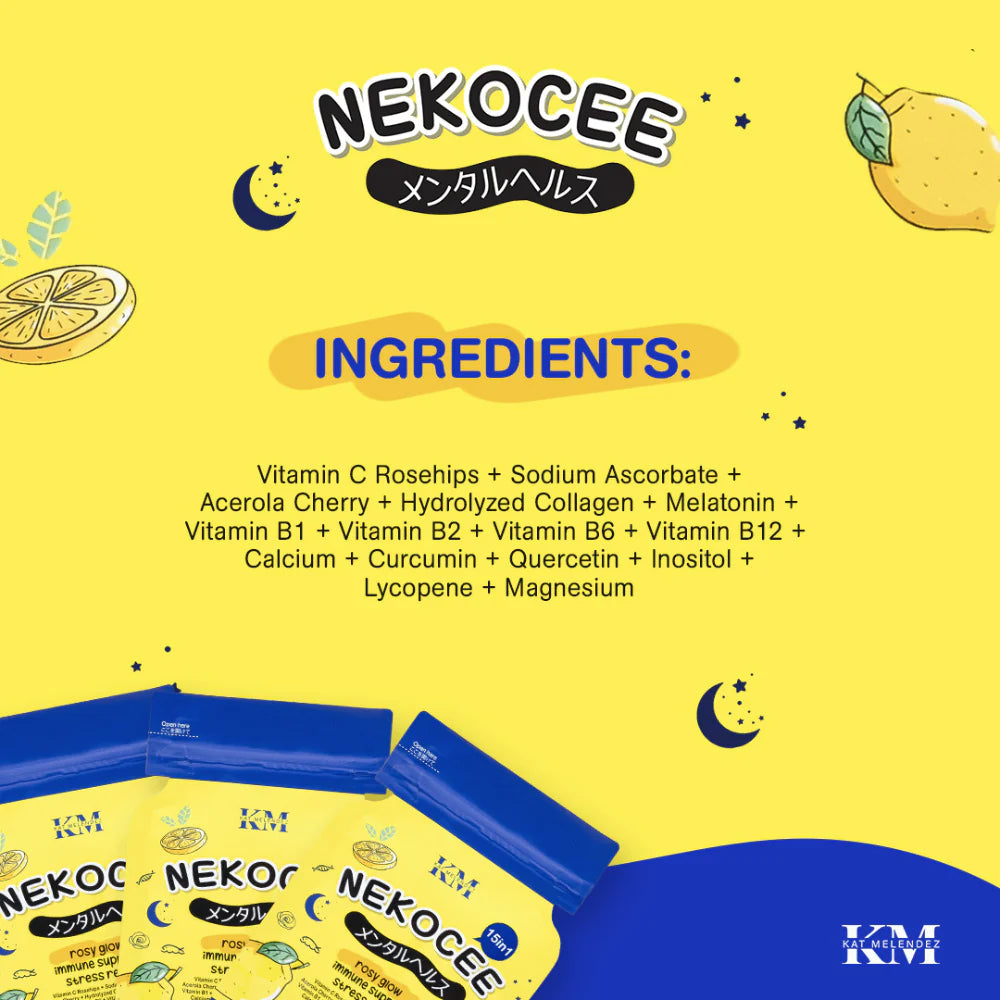 Kath Melendez Nekocee 15-in-1 Vitamin C Collagen Capsules