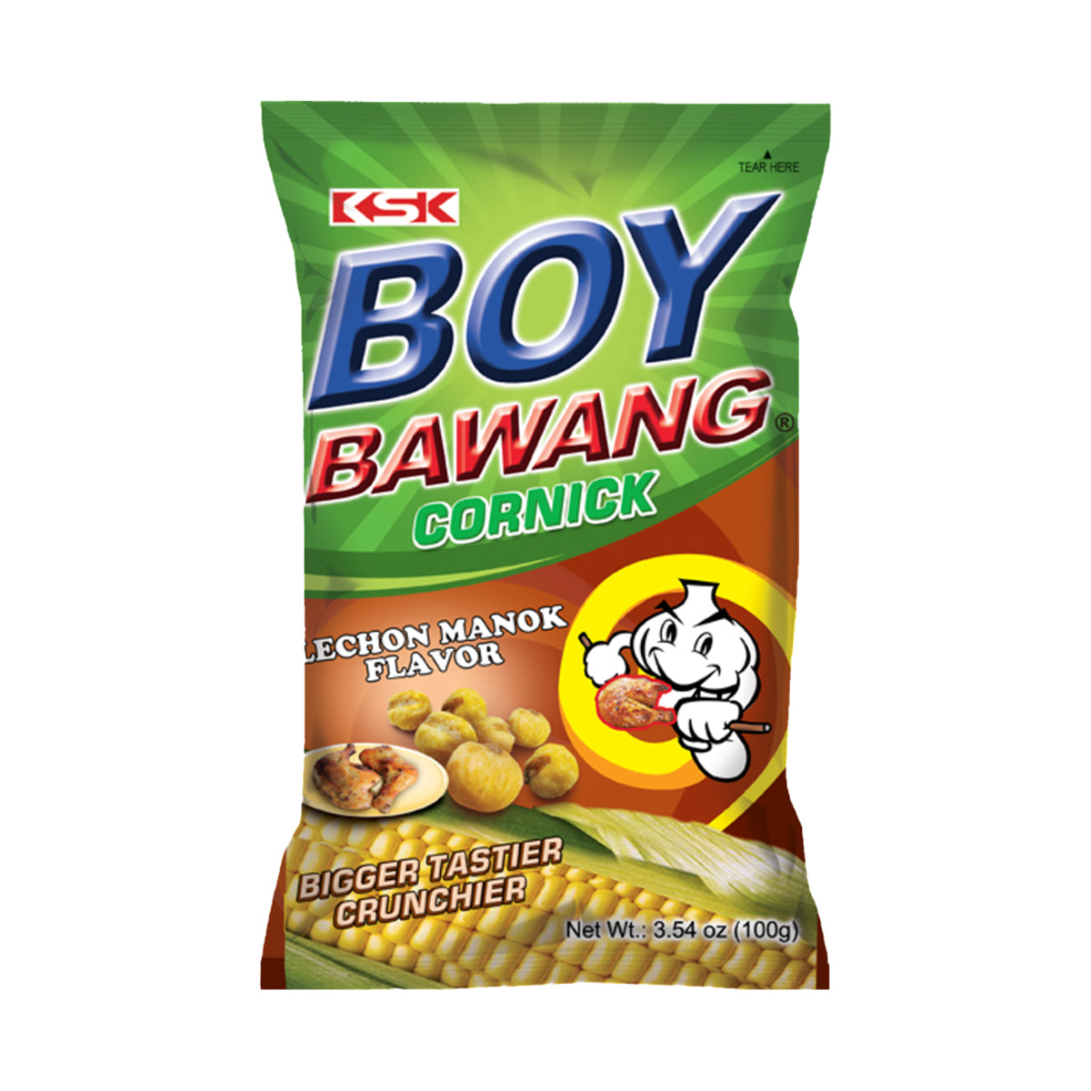 Boy Bawang Cornick Lechon Manok Flavor 90g