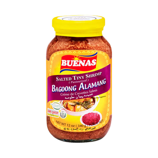 Buenas Bagoong Alamang (Salted Tiny Shrimp) 340g