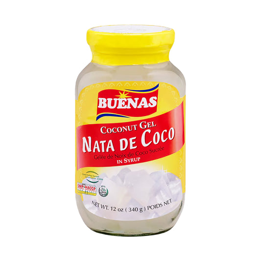 Buenas Nata De Coco (Coconut Gel in Syrup) 340g