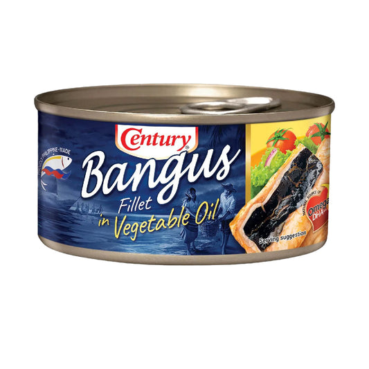 Century Bangus Fillet in Vegetable Oil 184g