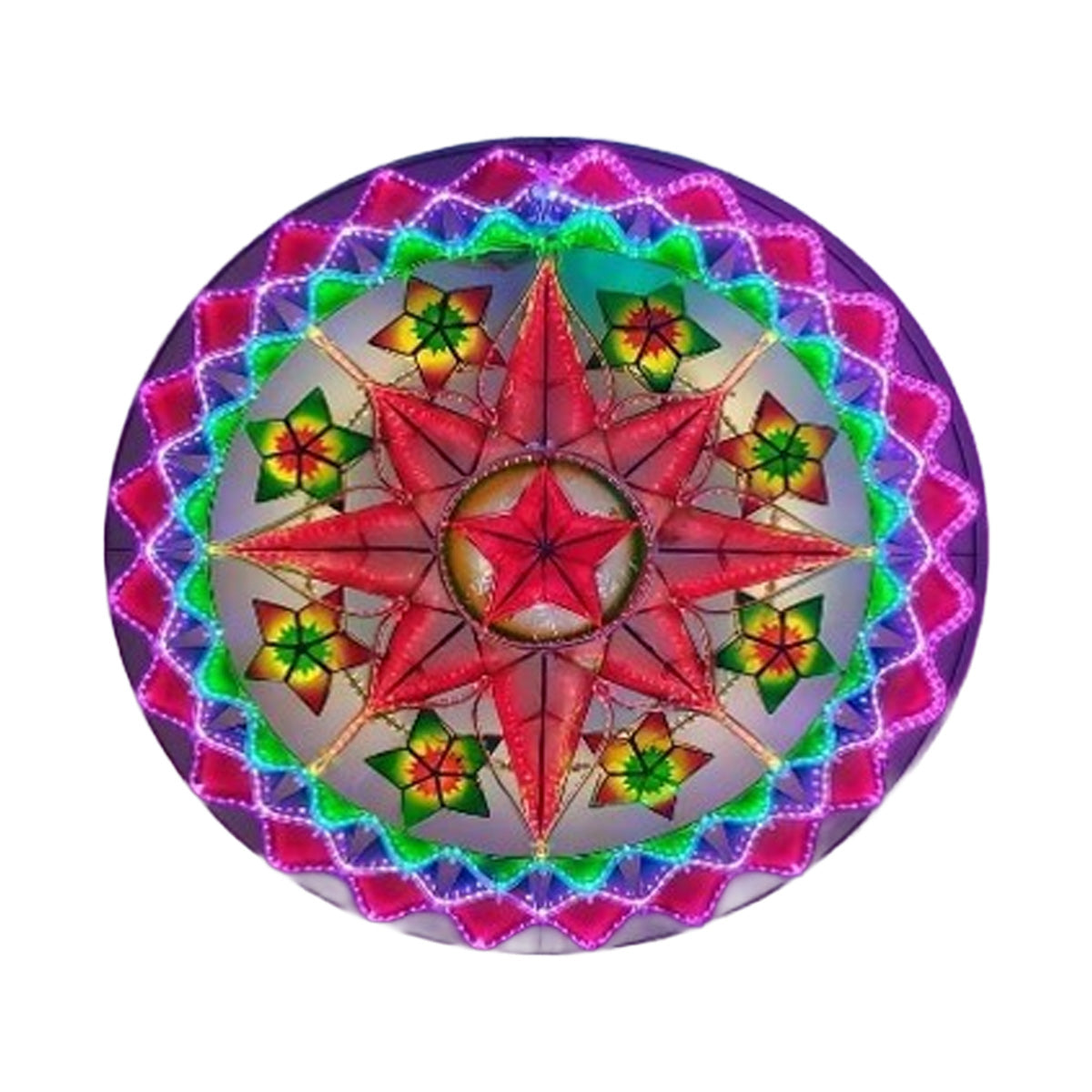24” Masagana Capiz Christmas Parol