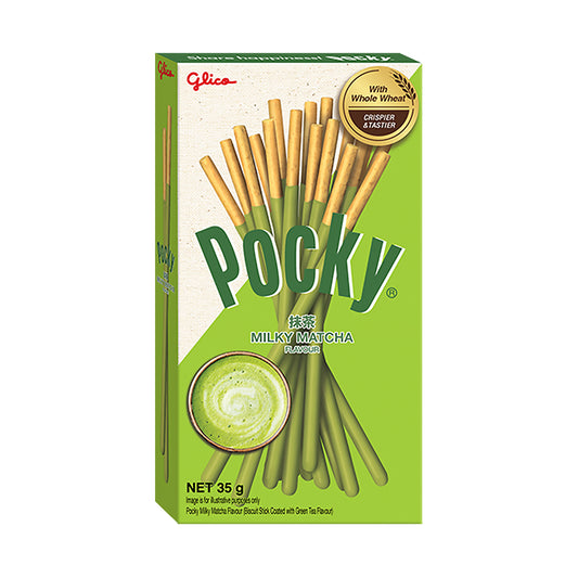 Glico Pocky Milky Matcha Biscuit Sticks 39g