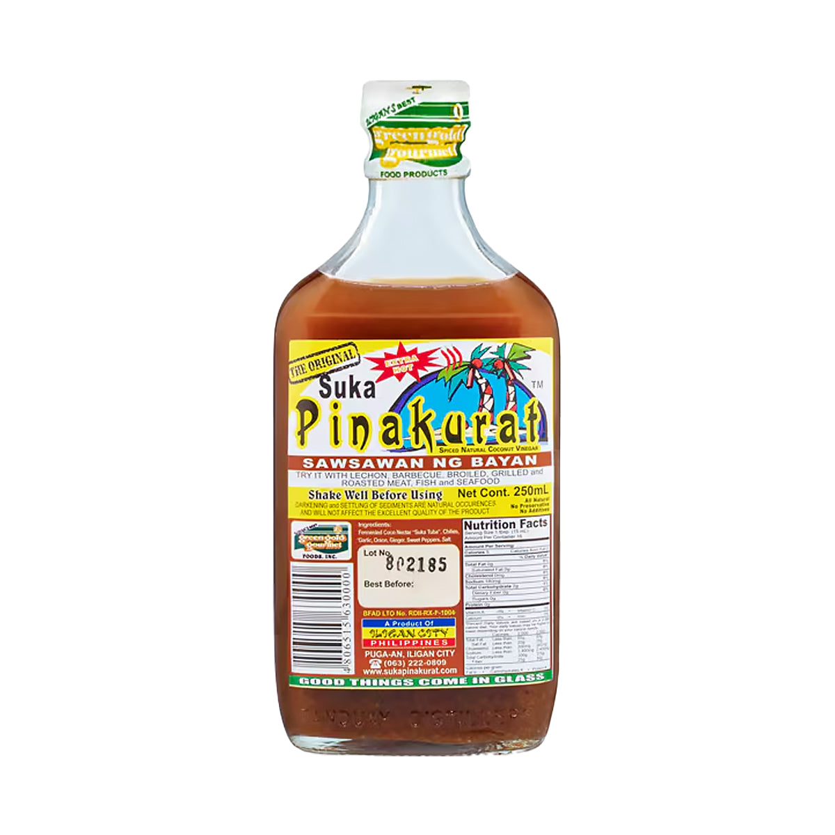 Greengold Gourmet Suka Pinakurat (Extra Hot) 250mL