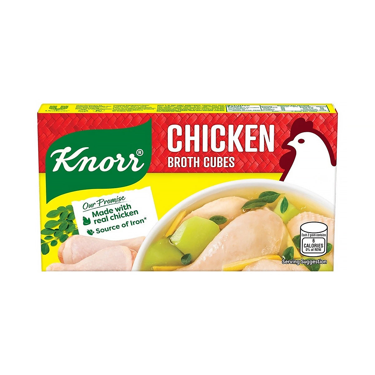 Knorr Chicken Broth Cubes 60g - front packaging