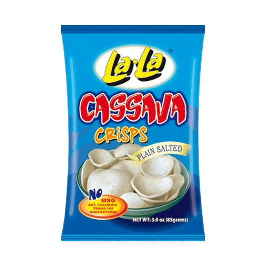 La La Cassava Crisps Plain Salted 85g