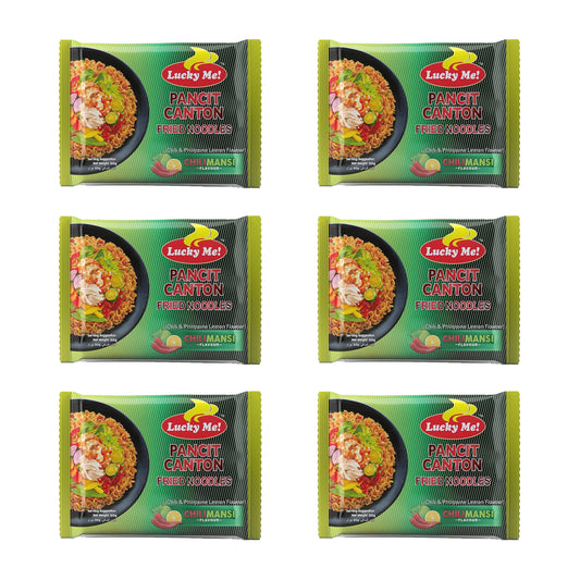 Lucky Me! Pancit Canton Chilimansi (6 x 60g Pack)