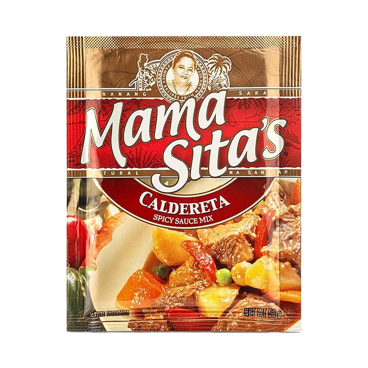 Mama Sita’s Caldereta Spicy Sauce Mix 50g - front
