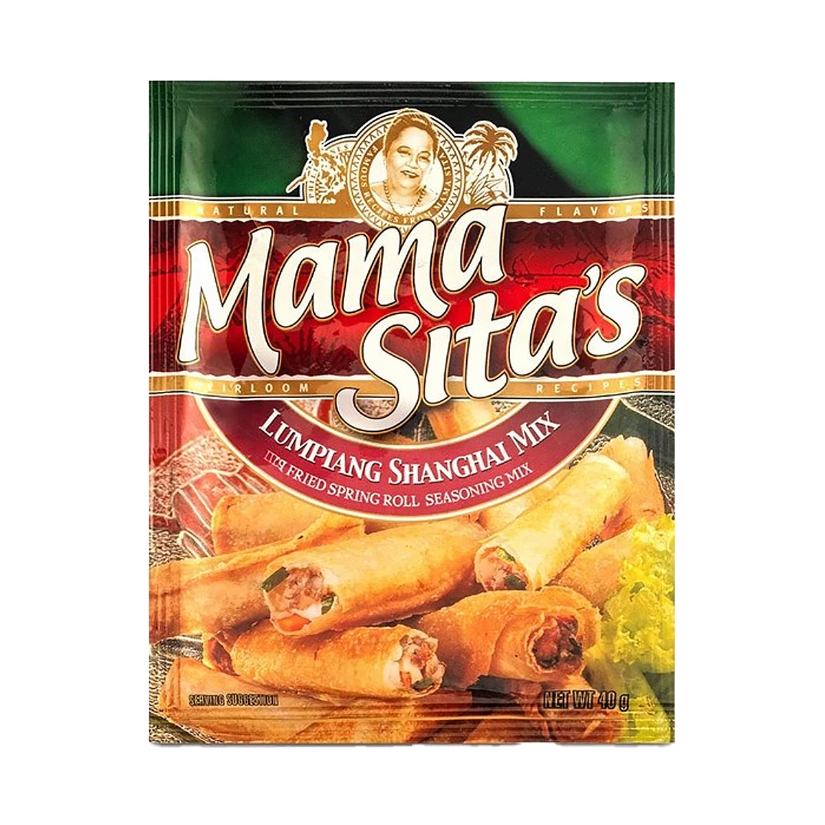 Mama Sita’s Lumpiang Shanghai Fried Spring Roll Seasoning Mix 40g - front