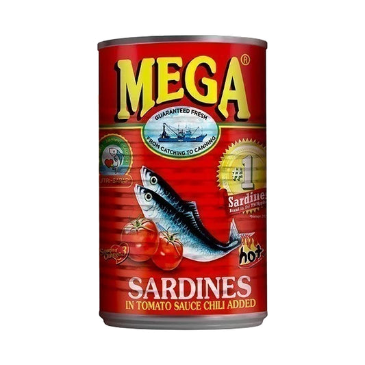 MEGA Sardines in Tomato Sauce with Chili Added 155g