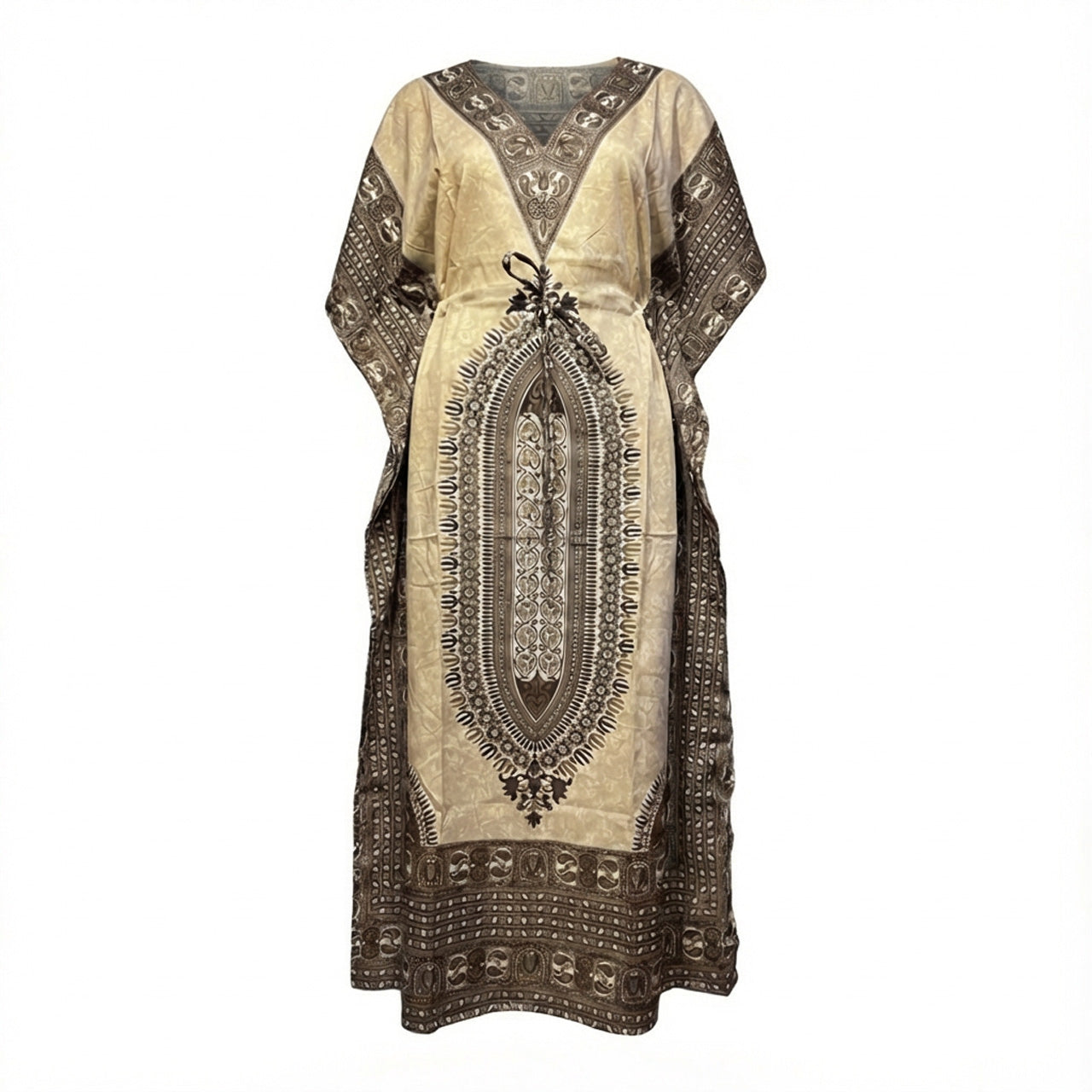Modern Daster Kaftan – Long Espresso