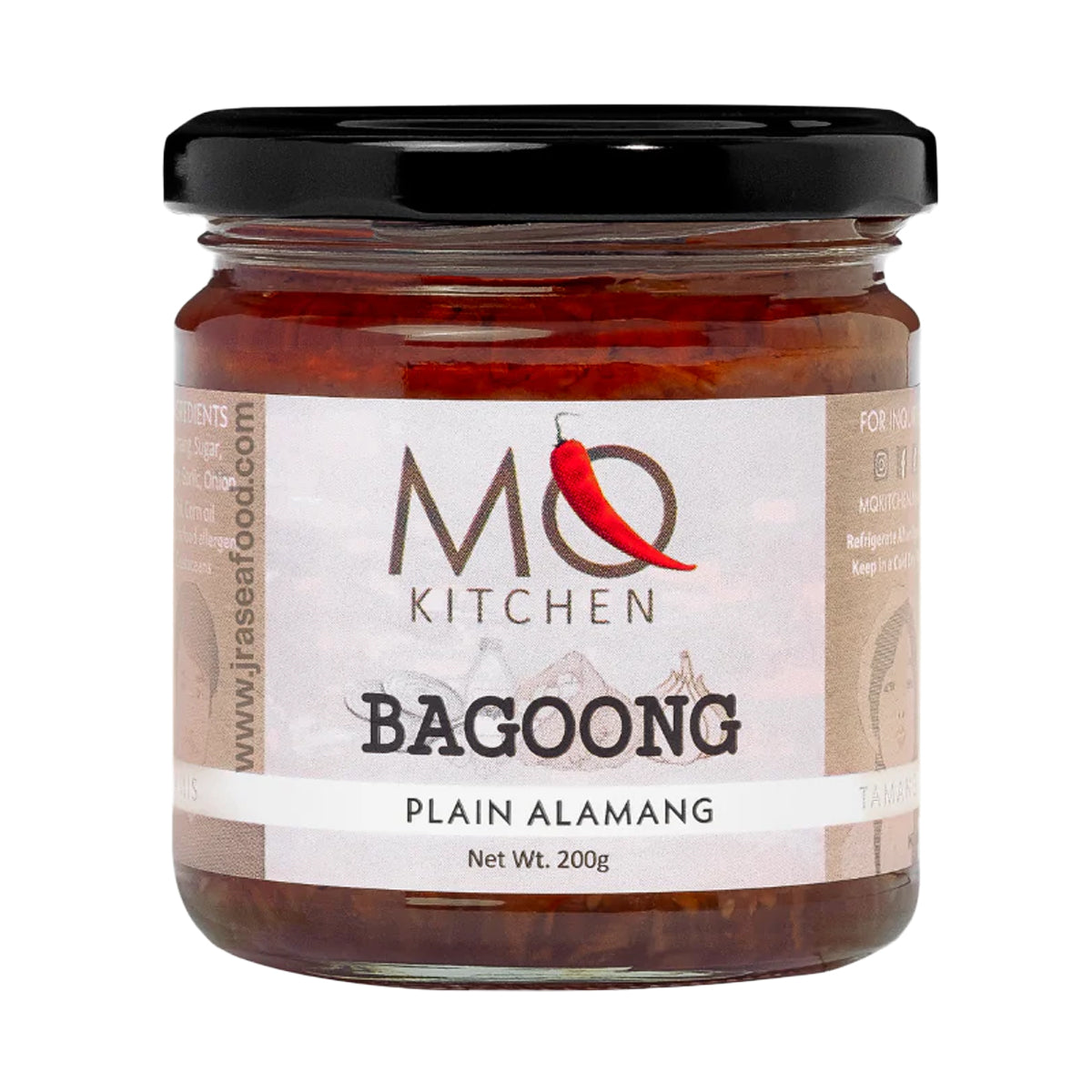 MQ Kitchen Bagoong Plain Alamang 200g