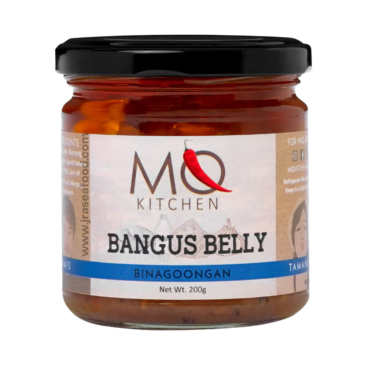 MQ Kitchen Bangus Belly Binagoongan 200g