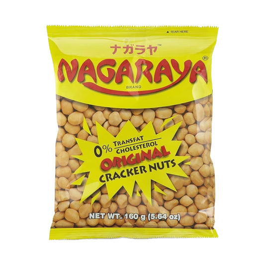 Bag of Nagaraya Original Cracker Nuts on a white background