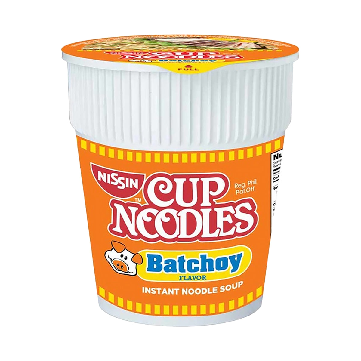 Nissin Cup Noodles Batchoy Instant Noodle Soup 60g