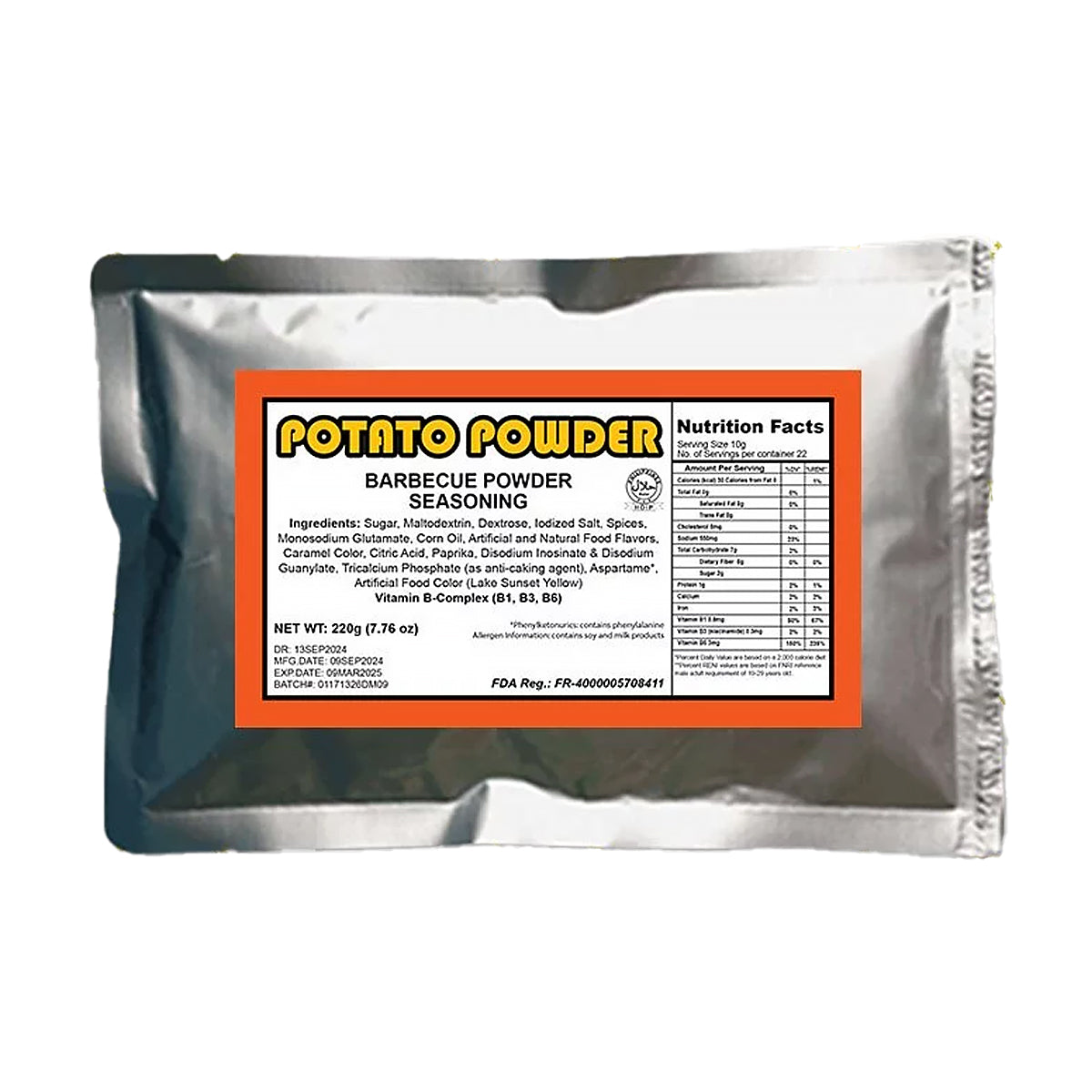 Potato Powder Barbecue Seasoning 100g