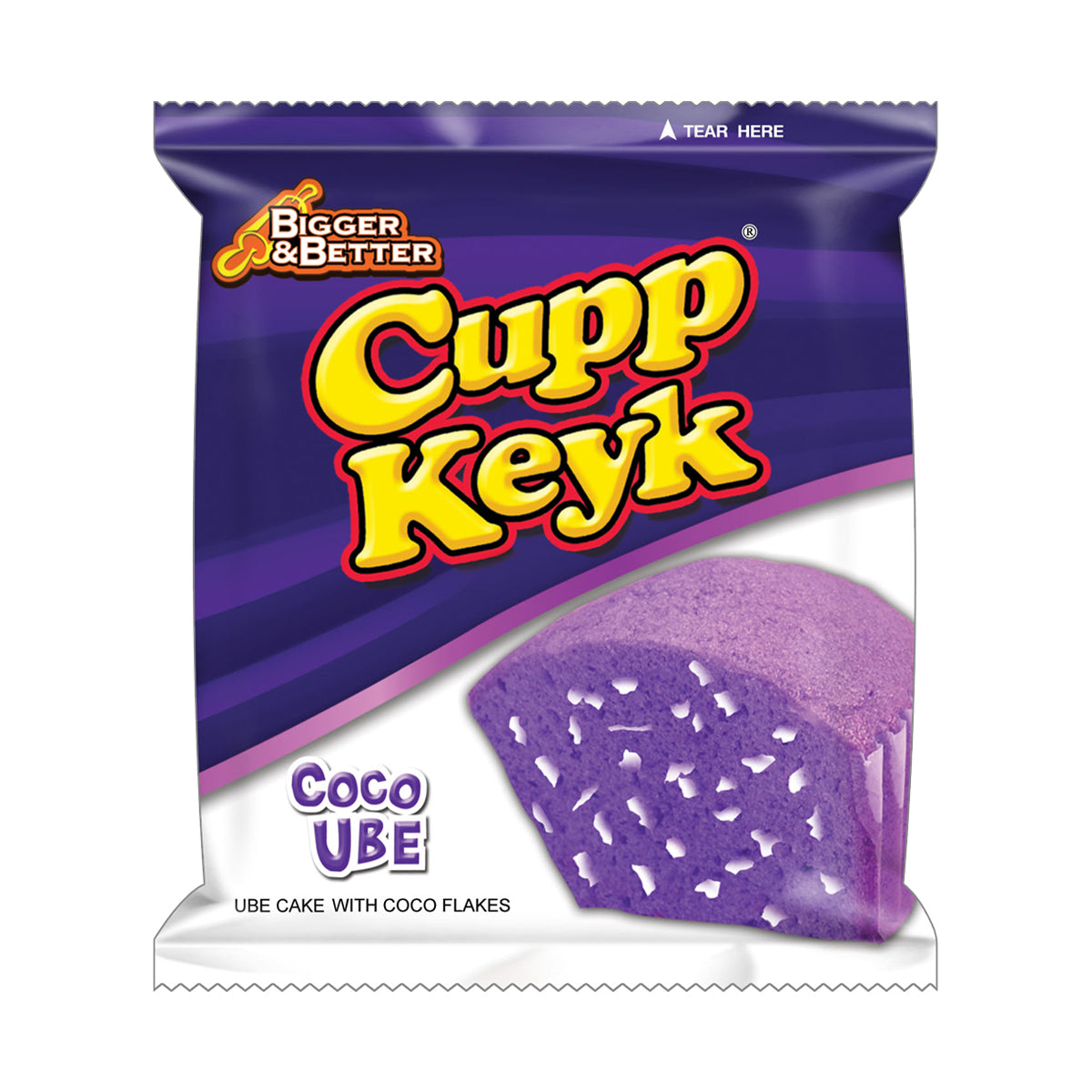 Rebisco Cupp Keyk Coco Ube Flavoured Cupcake (10 pcs)