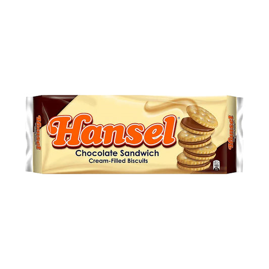 Rebisco Hansel Chocolate Sandwich Cream-Filled Biscuits (10 x 31g packs)