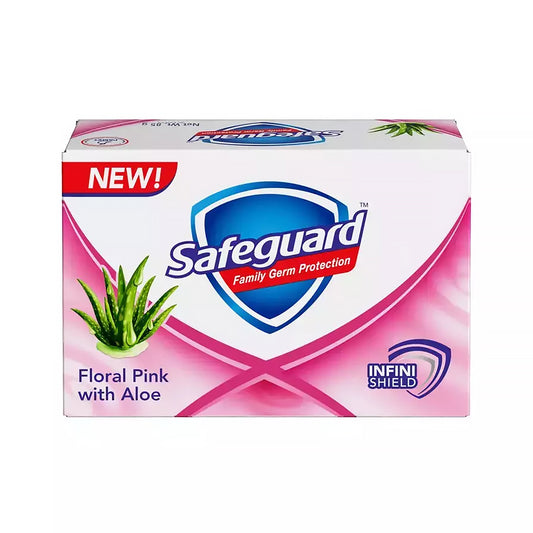 Safeguard Antibacterial Bar Soap Floral Pink with Aloe Extracts 115g