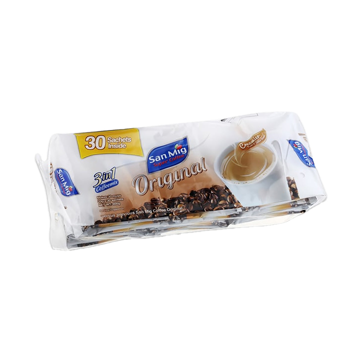 San Mig 3-in-1 Coffee Original 600g (30 Sachets)