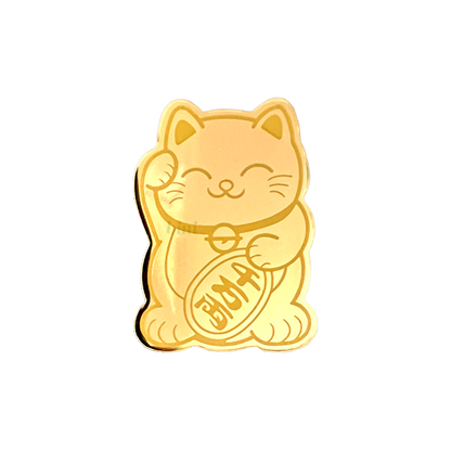 24K Lucky Cat Sticker