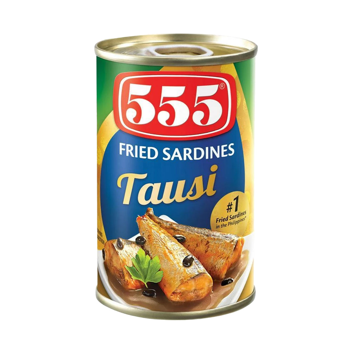 555 Fried Sardines Tausi 155g
