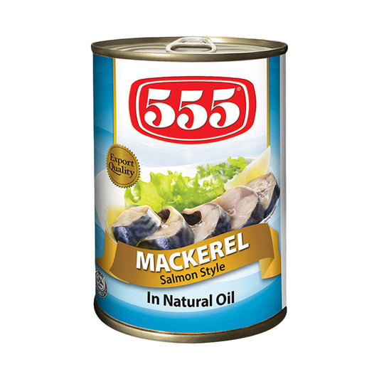 555 Mackerel in Natural Oil 425g