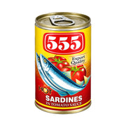 555 Hot Sardines in Tomato Sauce 425g
