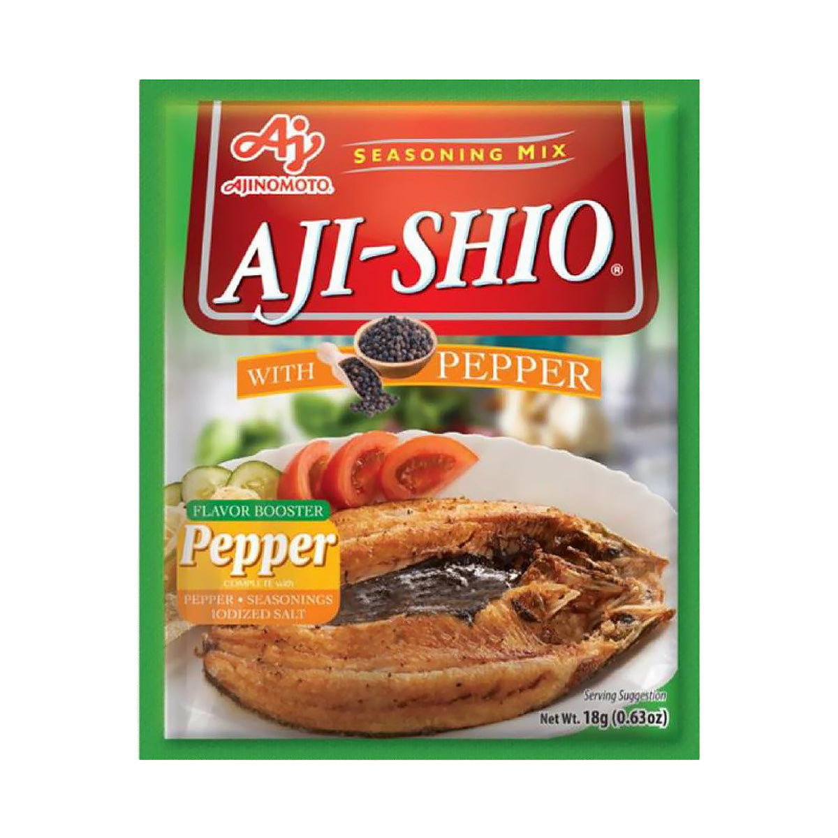 Ajinomoto Aji-Shio Seasoning Mix with Pepper 18g