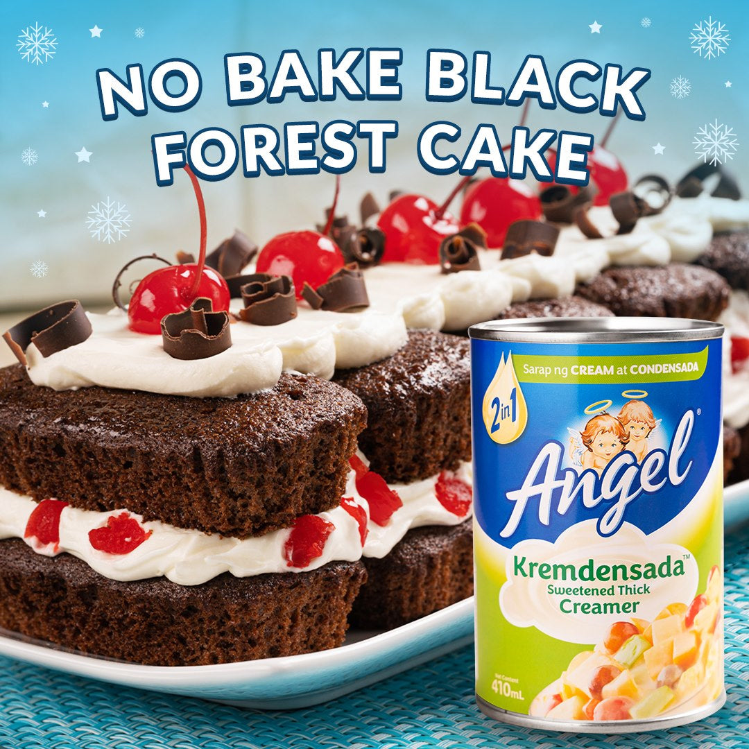 Angel 2-in-1 Kremdensada Sweetened Thick Creamer 410ml