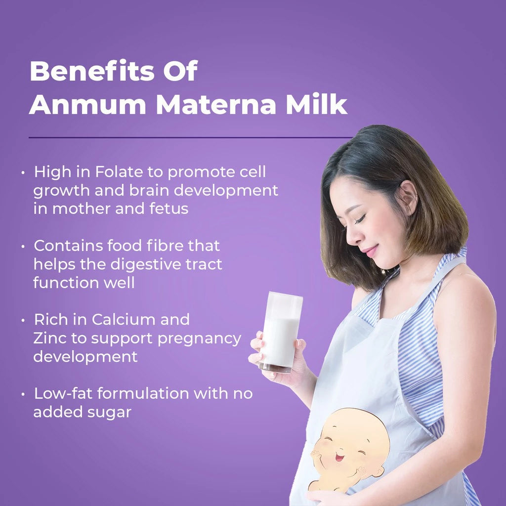 Anmum Materna Pregnancy Milk Powder Plain benefits