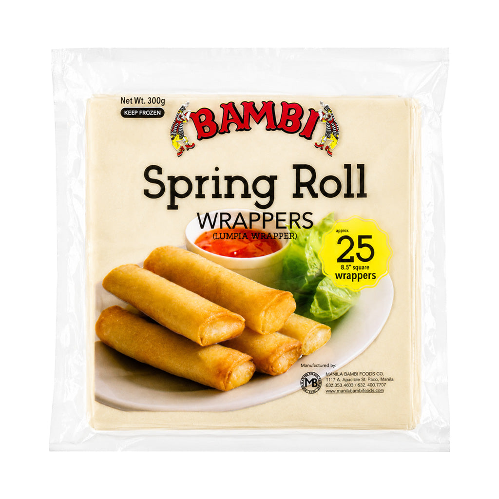 Bambi Spring Roll Wrapper 300g 8.5” Square