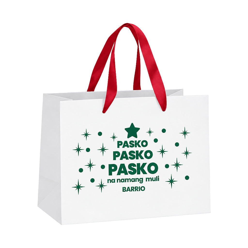 Barrio Limited Edition Christmas Paper Bag Medium