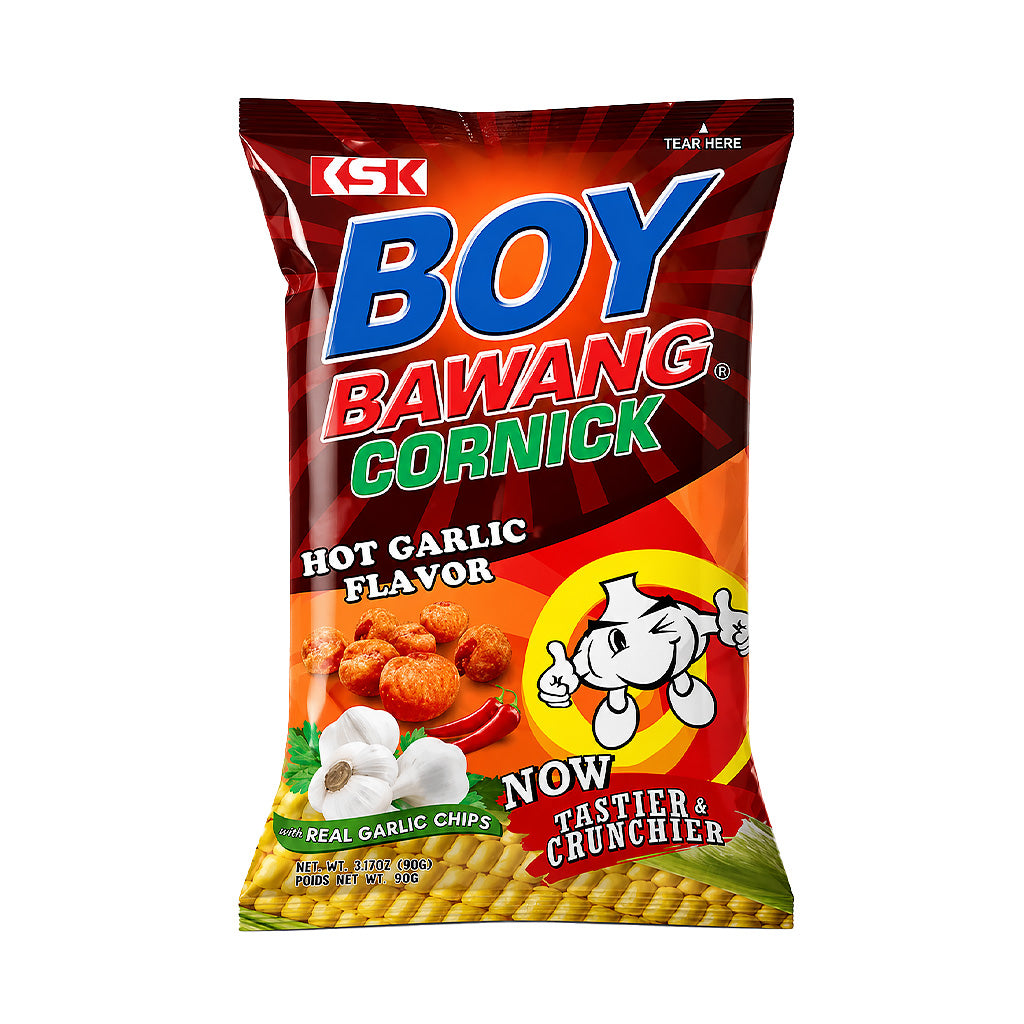 Boy Bawang Cornick Hot Garlic Flavour 90g
