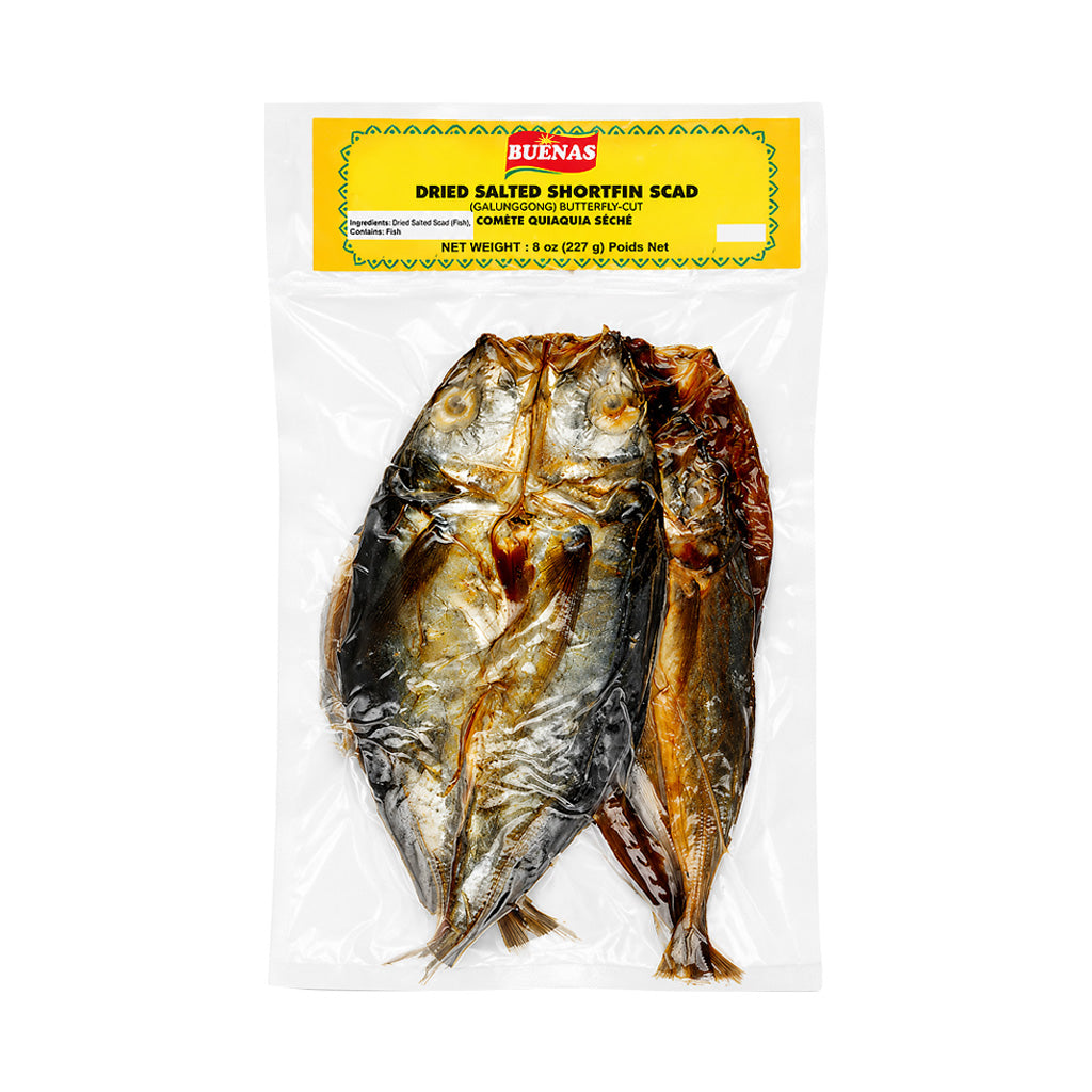 Buenas Dried Salted Shortfin Scad (Galunggong) 227g