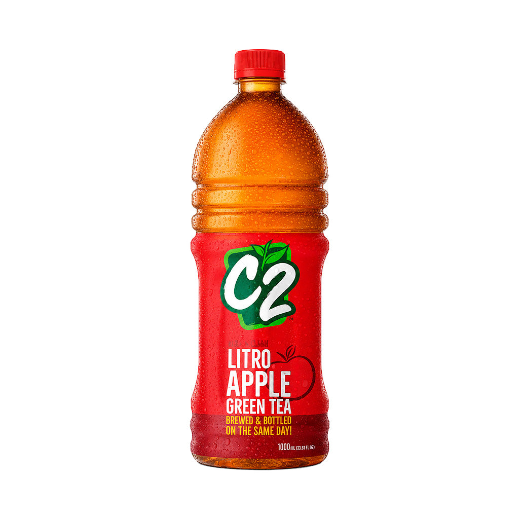 C2 Cool & Clean Apple Flavoured Green Tea 1L
