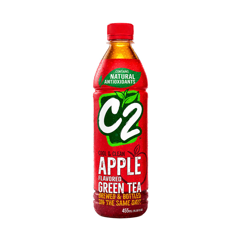 C2 Cool & Clean Apple Flavoured Green Tea 455ml