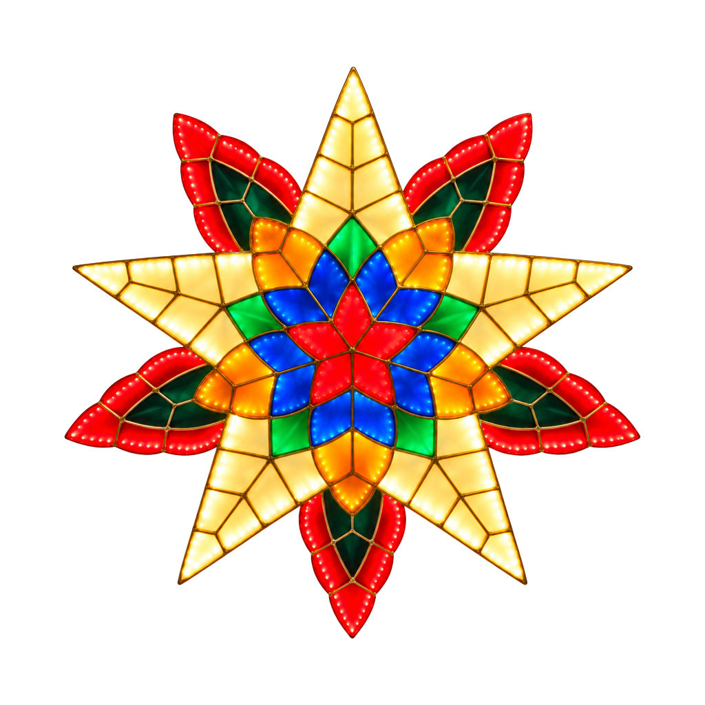 24” Ligaya Capiz Christmas Parol