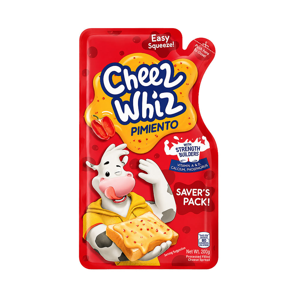 Cheez Whiz Pimiento Cheese Spread Saver's Pack 200g