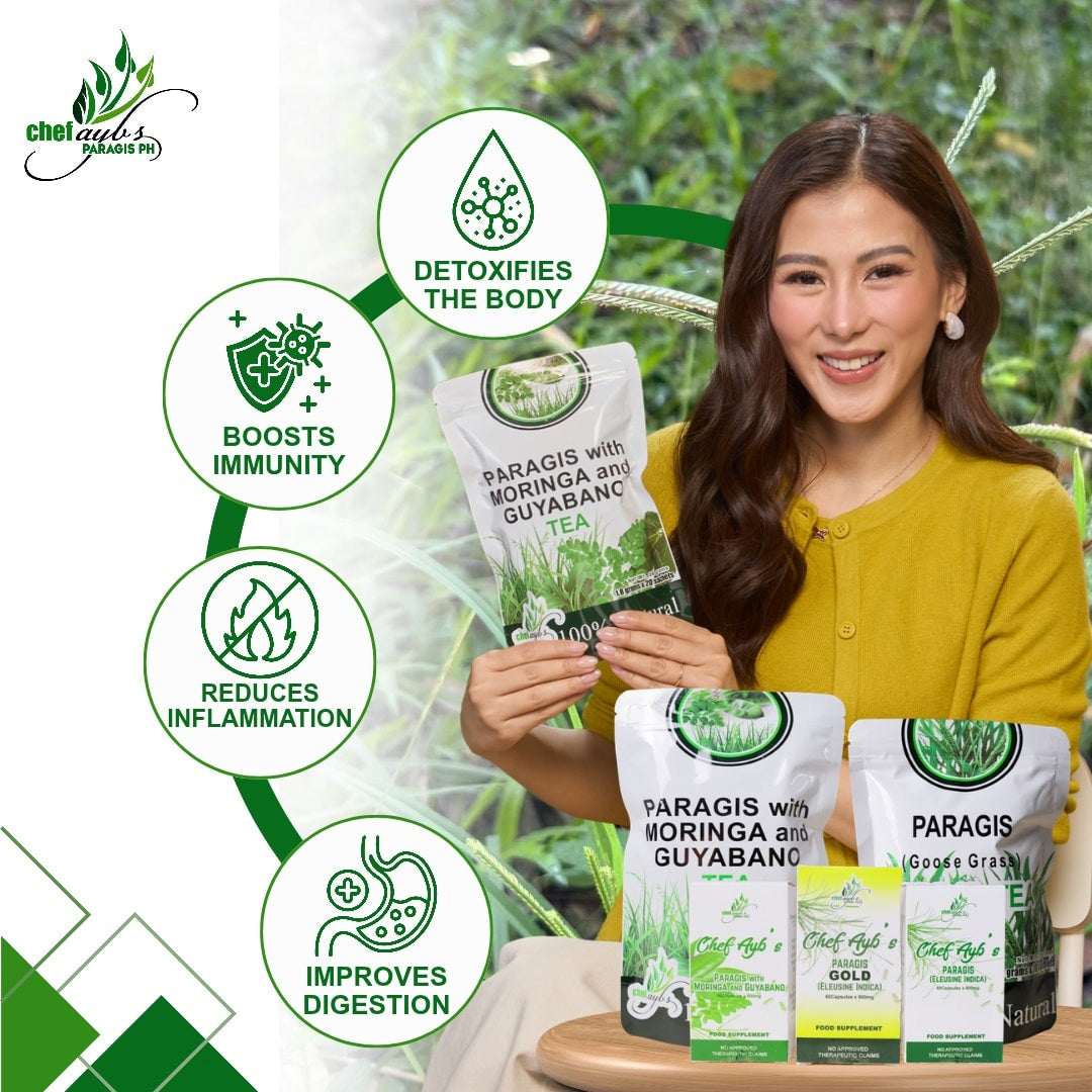Chef Ayb’s Paragis with Moringa and Guyabano Tea (20 x 1.8g Sachets)