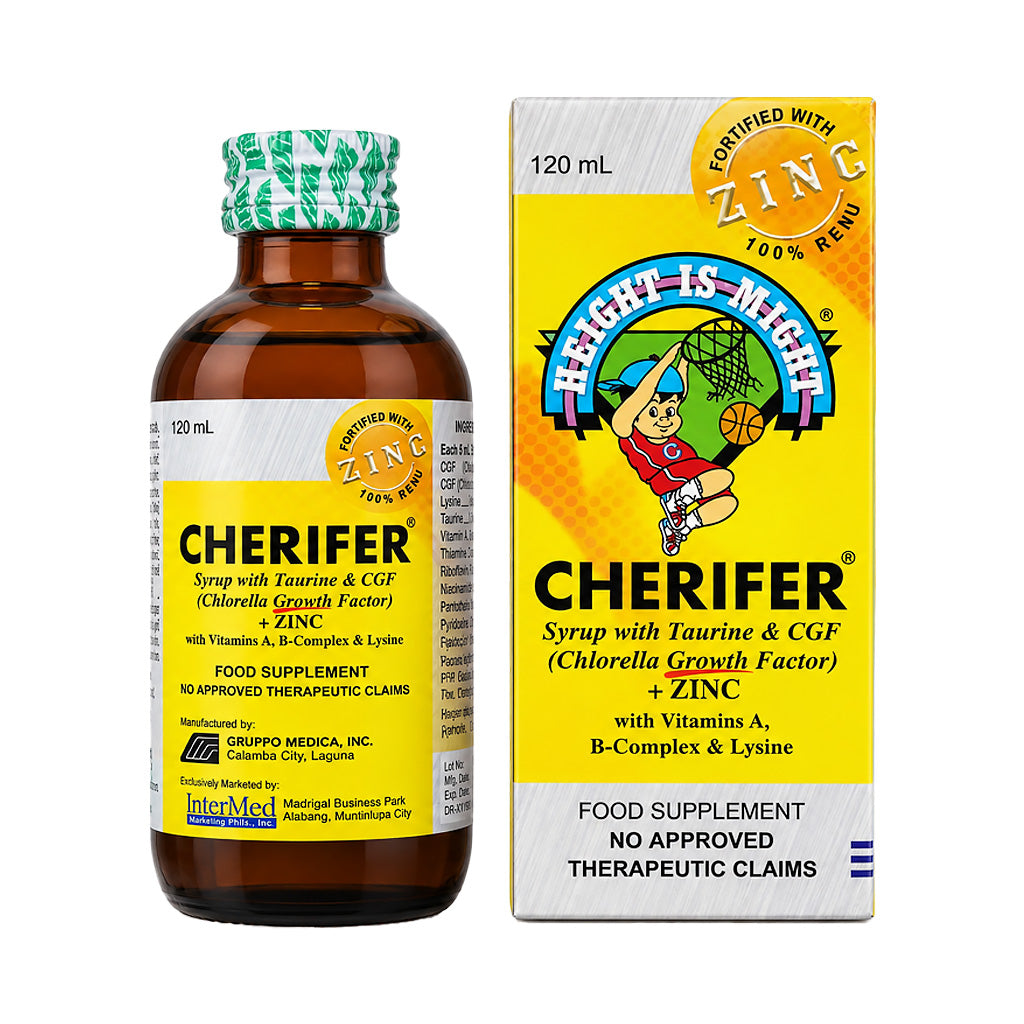 Cherifer Syrup with Taurine & CGF + Zinc 120mL