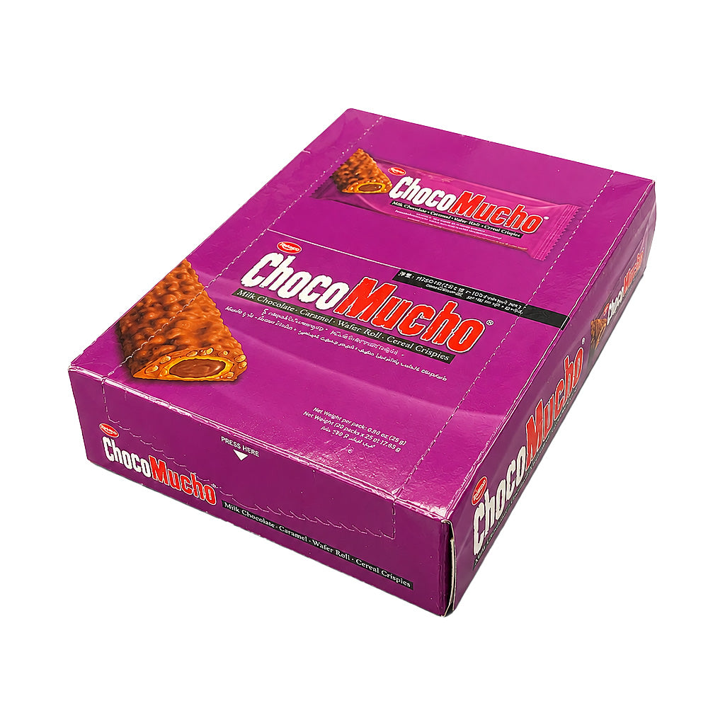 Choco Mucho Milk Chocolate Caramel Wafer Roll 250g (25g x 10s)