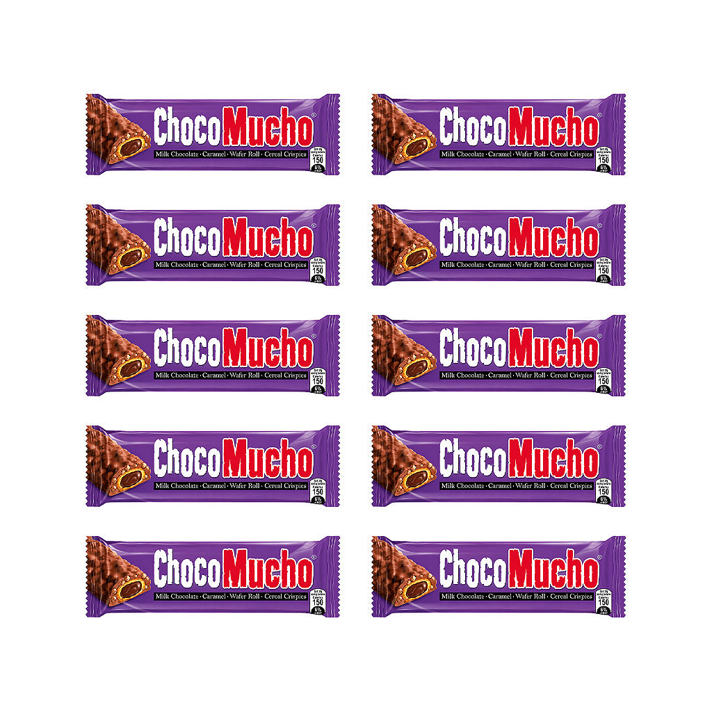 Choco Mucho Milk Chocolate Caramel Wafer Roll 250g (25g x 10s)