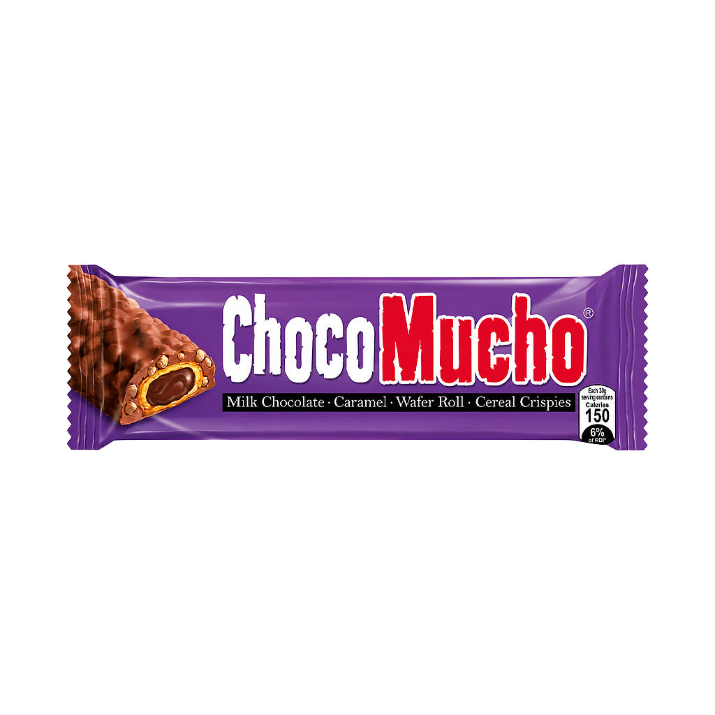 Choco Mucho Milk Chocolate Caramel Wafer Roll 25g
