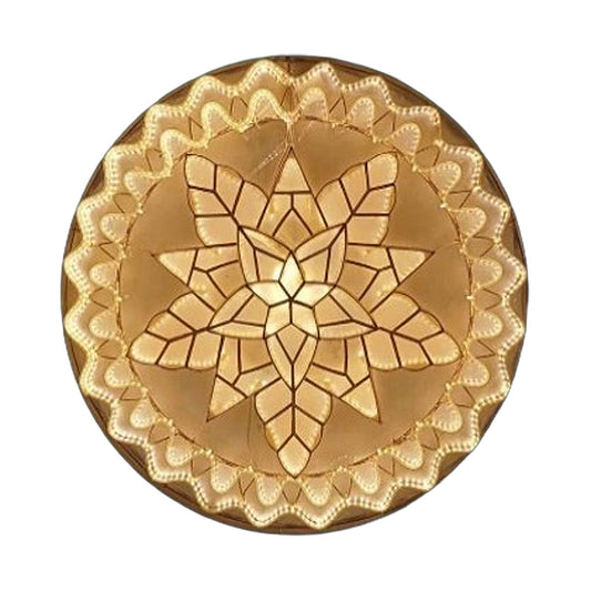 24” Tala Capiz Christmas Parol