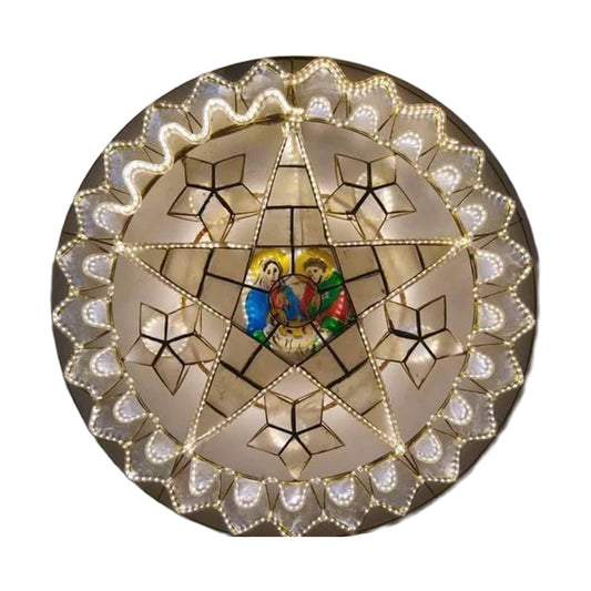 24” Nativity Capiz Christmas Parol