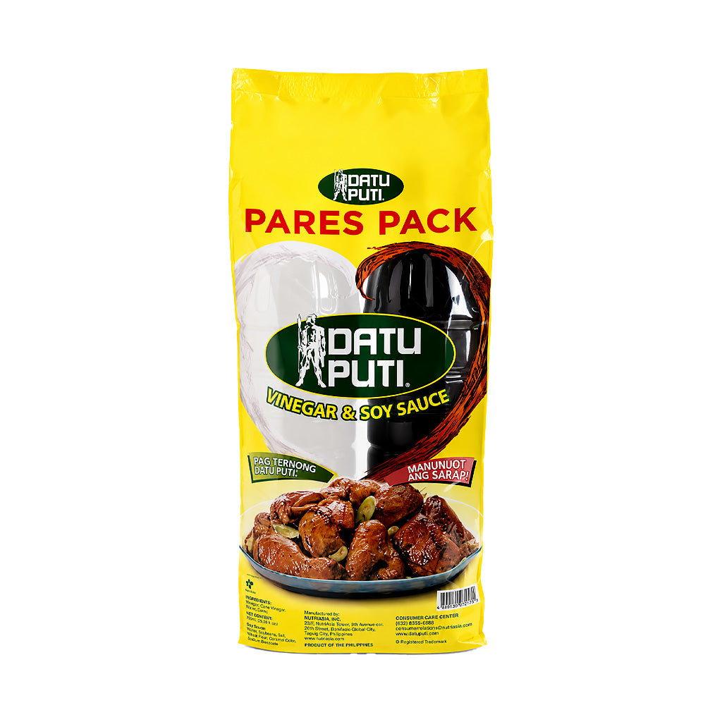 Datu Puti Soy Sauce & Vinegar Pares Combo Value Pack 2 x 1L (Local)