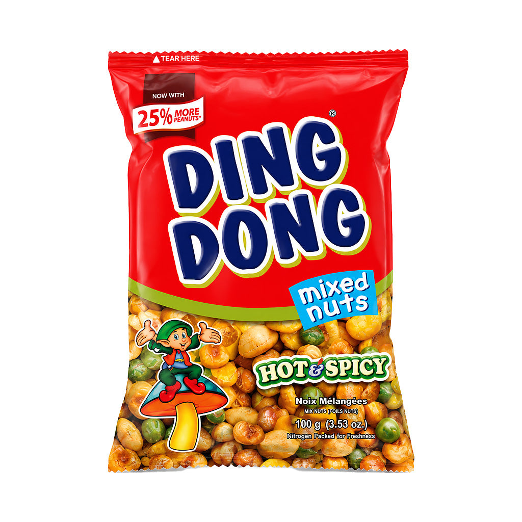 Ding Dong Mixed Nuts Hot & Spicy 100g
